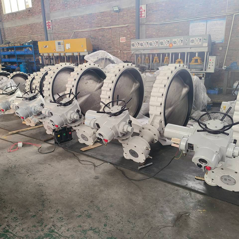 CONCENTRIC BUTTERFLY VALVE WITH ELECTRIC ACTUETOR 12