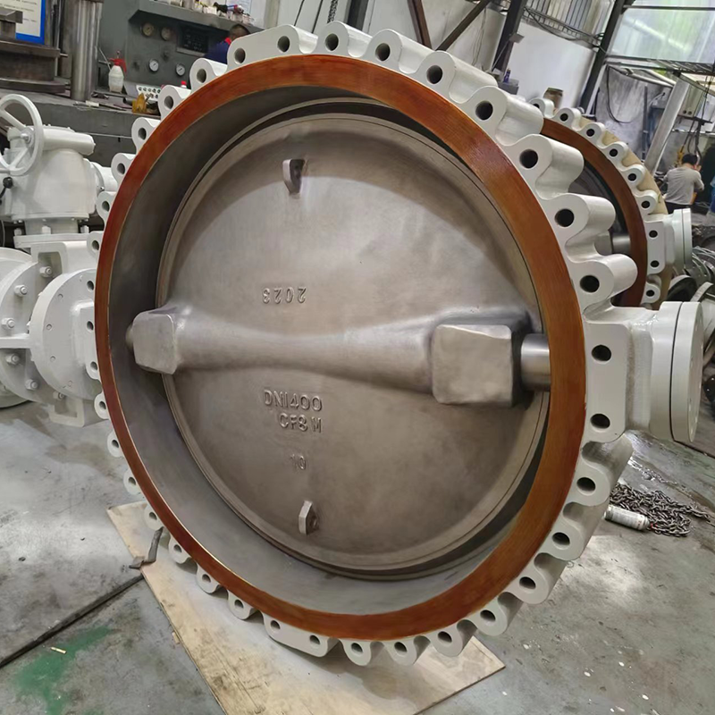 ECCENTRIC BUTTERFLY VALVE DN1400 PN16 CF8M