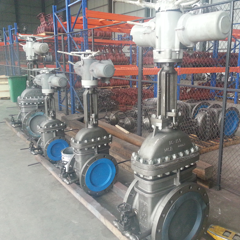 GATE VALVE WITH ELECTRIC ACTUATOR 16